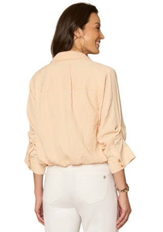 Thumbnail 8: Democracy Petite Tucked Sleeve Woven Top 