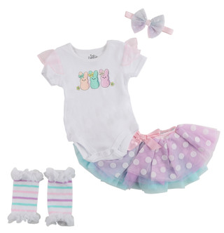 Thumbnail 1: Baby Essentials Baby Girls 2 Pc Tutu Skirt Set  