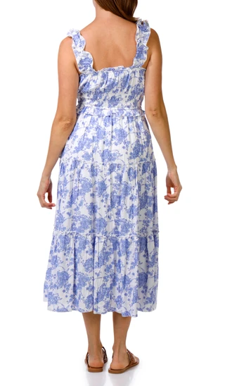 Thumbnail 2: Trixxi Los Angeles Juniors Floral Print Maxi Dress 