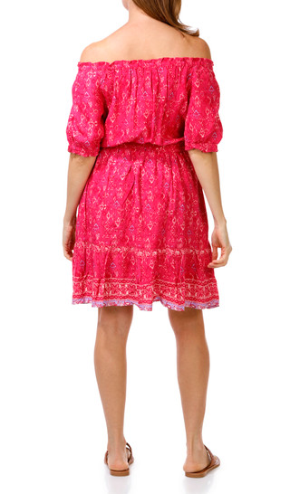 Thumbnail 2: Beach Lunch Lounge Women's Scoop-Neck Short Sleeve Tie Dress 