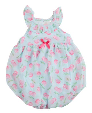 Thumbnail 1: Nannette Baby Girls Chiffon Bubble Romper 