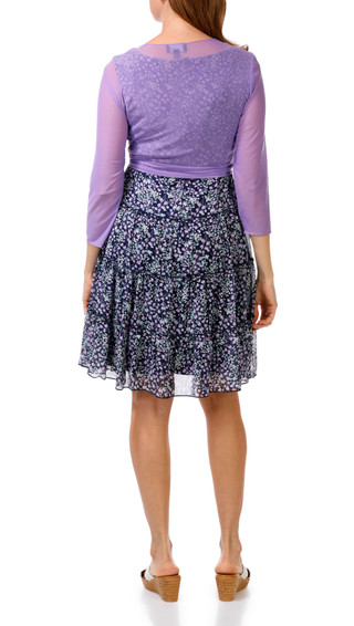 Thumbnail 2: Connected Apparel Women's 2 Pc Sleeveless Knee-High Dress w/ Cardigan 