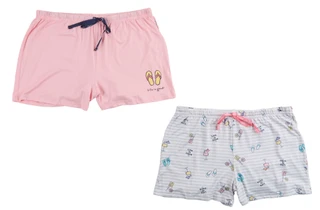 Thumbnail 1: Life is Good Women's 2 Pk Pajama Lounge Shorts 