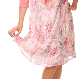 Thumbnail 4: Connected Apparel Women's 2 Pc Floral Dress Set 