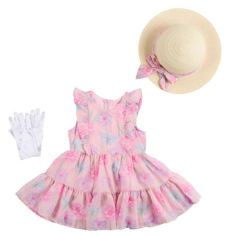 Thumbnail 1: Freestyle Toddler Girl's 3 Pc Dress Set 