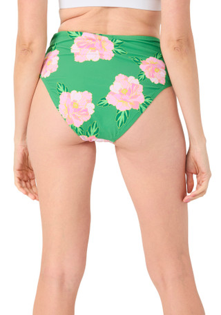 Thumbnail 3: Cece Women's Printed High Waist Swim Brief  