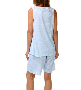 Thumbnail 4: SOPHIA Women's 2 Pc Floral Pajama Shorts Set 
