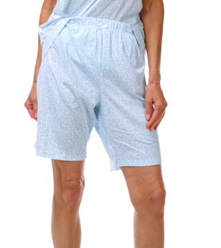 Thumbnail 5: SOPHIA Women's 2 Pc Floral Pajama Shorts Set 