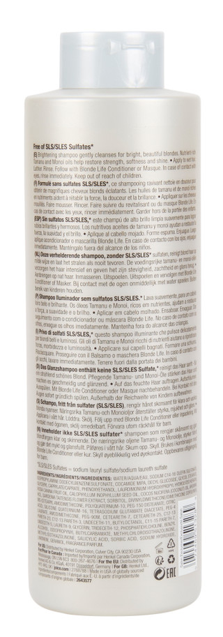 Thumbnail 2: JOICO 33 oz Blonde Life Brightening Shampoo 
