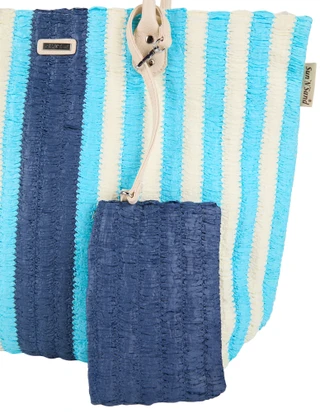 Thumbnail 4: Sun 'N' Sand Paper Straw Shoulder Tote with Purse 