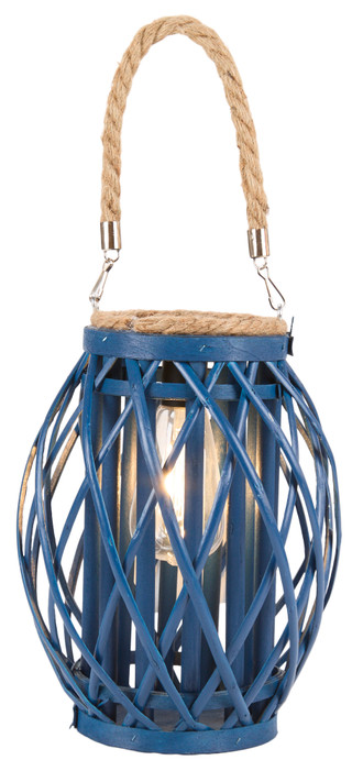 Thumbnail 2: PD HOME 11 in Americana Solar Lantern with Rope Hanger 