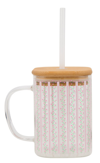 Thumbnail 3: Home Essentials 18 oz Sipper Mug with Lid & Straw 