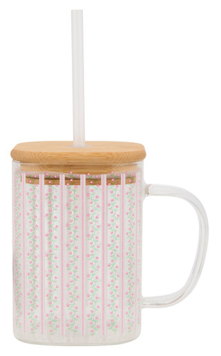 Thumbnail 1: Home Essentials 18 oz Sipper Mug with Lid & Straw 