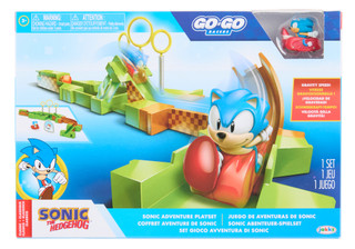 Thumbnail 1: Sonic The Hedgehog Sonic Go-Go Racers Playset 