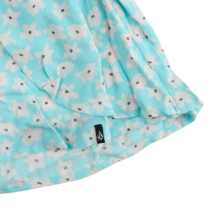 Thumbnail 3: VOLCOM Big Girls 2 Pc Smocked Floral Tank & Shorts Set 
