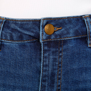 Thumbnail 2: D. Jeans Women's 10 in Roll Cuff Denim Bermuda Shorts 