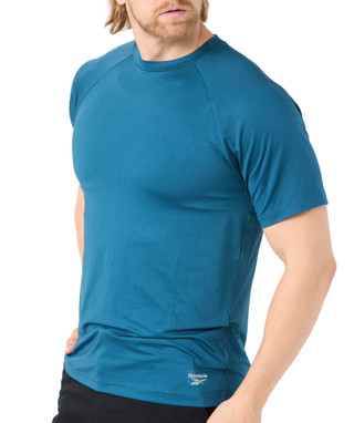 Thumbnail 1: Reebok Men's Short Sleeve Raglan Crew Neck Tee 