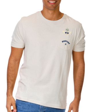 Thumbnail 1: Hurley Men’s Short Sleeve Cotton Pocket Crewneck Tee 