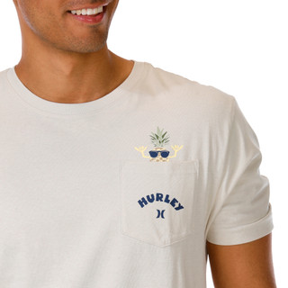 Thumbnail 3: Hurley Men’s Short Sleeve Cotton Pocket Crewneck Tee 
