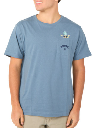 Thumbnail 1: Hurley Men’s Short Sleeve Cotton Pocket Crewneck Tee 