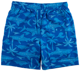 Thumbnail 2: Caribbean Joe Big Boys Print Swim Shorts  