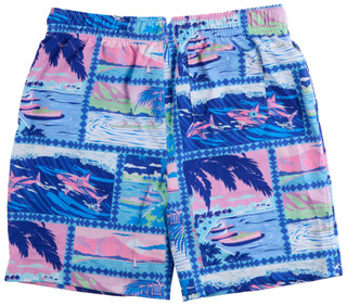 Thumbnail 3: Caribbean Joe Big Boys Print Swim Shorts  