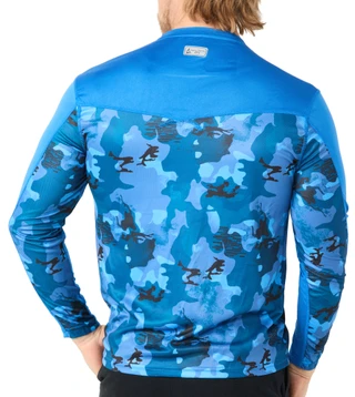 Thumbnail 2: Nautica Men's Long Sleeve Performance Crewneck Tee 