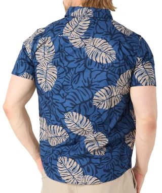 Thumbnail 2: Hurley Men's Short Sleeve Button Front Shirt 
