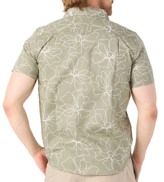 Thumbnail 2: Hurley Men’s Short Sleeve Button Front Shirt 