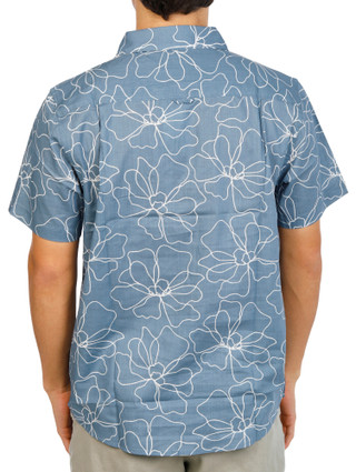 Thumbnail 2: Hurley Men’s Short Sleeve Button Front Shirt 