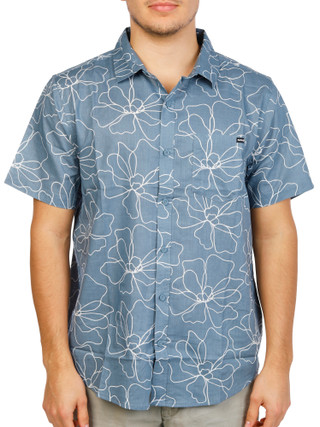 Thumbnail 1: Hurley Men’s Short Sleeve Button Front Shirt 