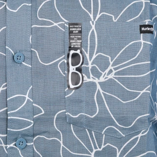 Thumbnail 3: Hurley Men’s Short Sleeve Button Front Shirt 