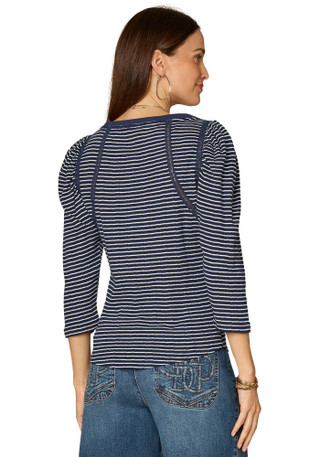 Thumbnail 3: Democracy Petite 3Q Sleeve Boat Neck Top 