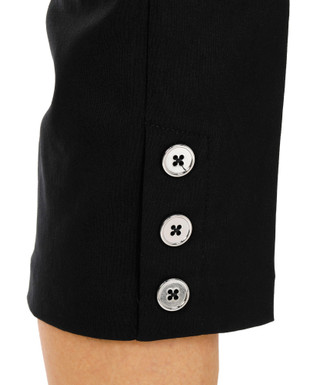 Thumbnail 3: Rafaella Women's Petite Button Detail Capri Pants 