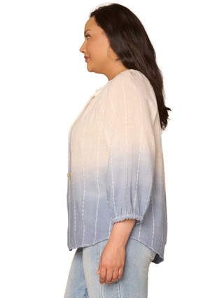 Thumbnail 2: Democracy Plus 3Q Sleeve Dip Dye Top 