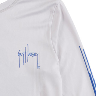 Thumbnail 6: Guy Harvey Big Boys Performance Pirate Reef Sun Protection Crew Shirt  