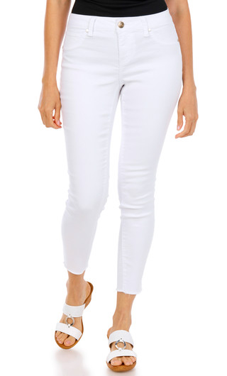 Thumbnail 1: 1822 Denim Women’s 27 in Fray Hem Ankle Skinny Jeans 