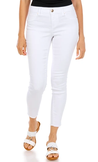 Thumbnail 1: 1822 Denim Women’s 27 in Fray Hem Ankle Skinny Jeans 