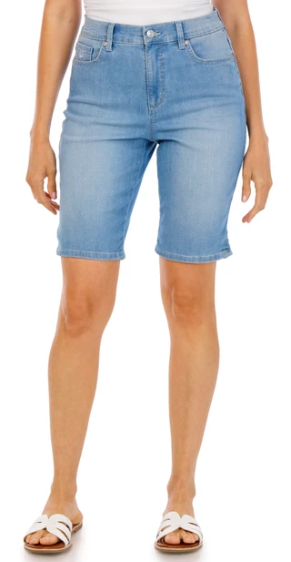 Thumbnail 3: Gloria Vanderbilt Women’s Amanda Bermuda Shorts 