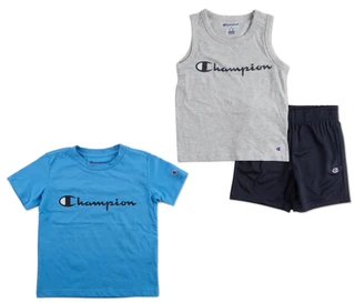 Thumbnail 1: Champion Little Boys Active 3 Pc Tee/Tank/Shorts Set 