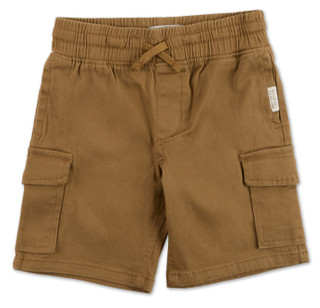 Thumbnail 2: Weatherproof Vintage Little Boys Twill Drawstring Cargo Shorts 