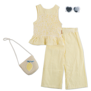 Thumbnail 1: Lila & Jack Toddler Girls 4 Pc Pants Set with Sunglasses & Bag 