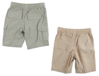 Thumbnail 2: Weatherproof Vintage Little Boys 2 Pk Drawstring Tech Shorts 