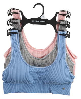 Thumbnail 2: Lucky Brand Women's 3 Pk Sports Bras 