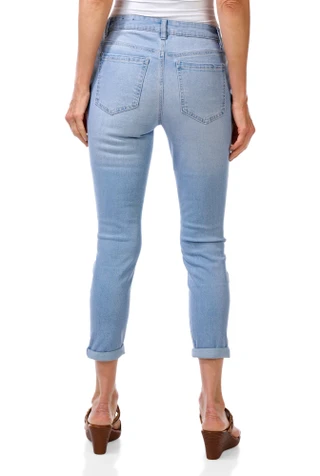 Thumbnail 2: D. Jeans Women's Petite Roll Cuff Skinny Jeans 