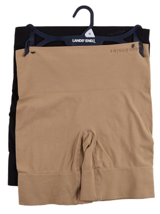 Thumbnail 1: Lands End Women's 2 Pk Ever Soft Smoothing Shorts 
