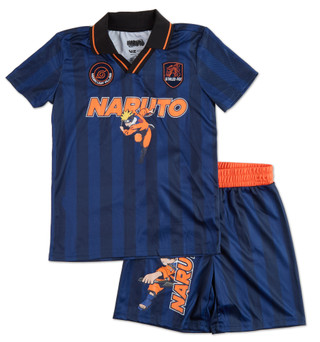 Thumbnail 2: NARUTO Boys 2 Pc Soccer Style Jersey & Shorts Set 