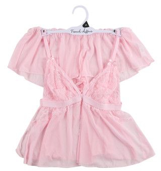 Thumbnail 1: French Affair Women's 2 Pc Lace Lingerie Set 