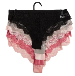 Thumbnail 2: Marilyn Monroe Women's 5 Pk Cheeky Lace Panties 