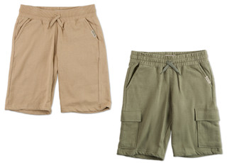 Thumbnail 2: Weatherproof Vintage Boys 2 Pk Fleece Drawstring Shorts 